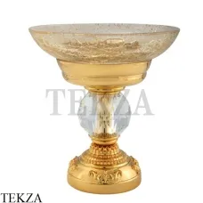 Migliore Cristalia SWAROVSKI Мыльница настольная 16823, золото глянец