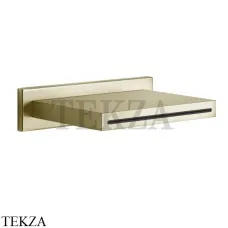 Gessi CASCATA Каскадный излив настенный 20293-727, Brushed Brass