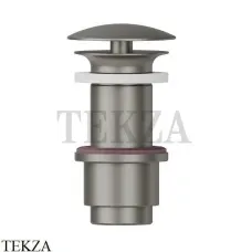 Newform Донный клапан для раковины 65-85 со свободным сливом 229.M0.070, Titanium satin