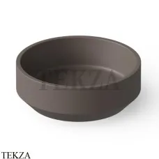 Dea Design Washbasins Раковина настольная круглая Solid Surface DD9096 430 6, Grey Brown №6