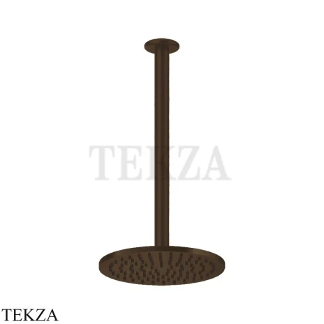 Gessi Goccia Верхний душ с потолочным кронштейном под размер 33664-845, Dark Bronze
