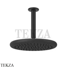 Gessi Goccia Верхний душ с потолочным кронштейном 33766-299, черный матовый