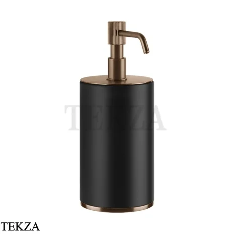 Gessi VENTI20 Дозатор для жидкого мыла настольный черный 65438-708, Copper Brushed PVD