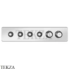 Gessi VENTI20 Термостатический смеситель на 4 потока с кнопками, внешняя часть 65226-031, хром глянец