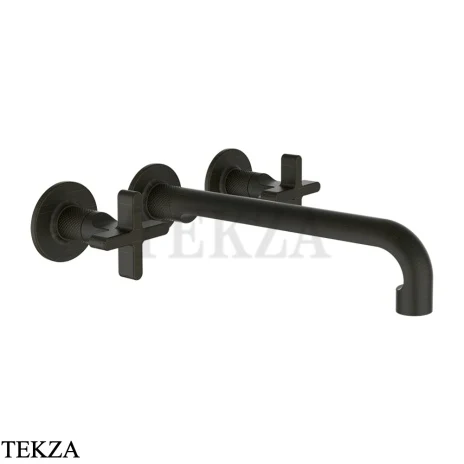 Gessi INCISO+ Смеситель для раковины на 3 отверстия, длинный, внешняя часть 58192-187, Aged Bronze