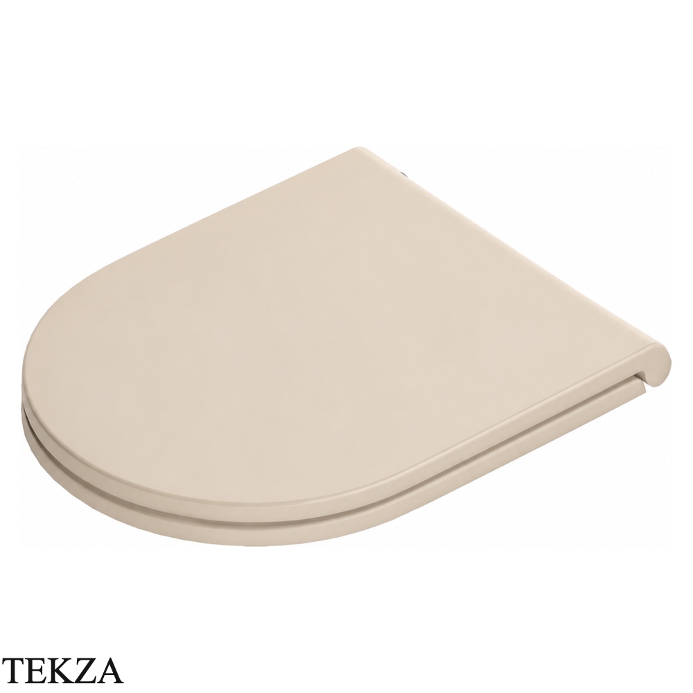 ArtCeram Solida сиденье с крышкой Flat быстросъёмное с микролифтом FLA016 59 71, Sand матовый