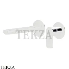 Newform HAKA Смеситель для раковины 229, внешняя часть 72030E.01.014, белый матовый