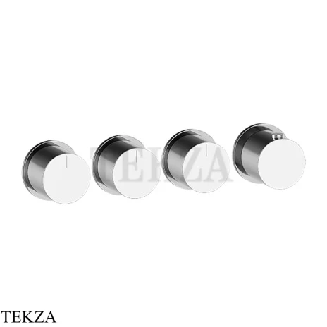 Gessi Habito Bath-shower Термостат на 3 потока, внешняя часть 63436-031, хром глянец