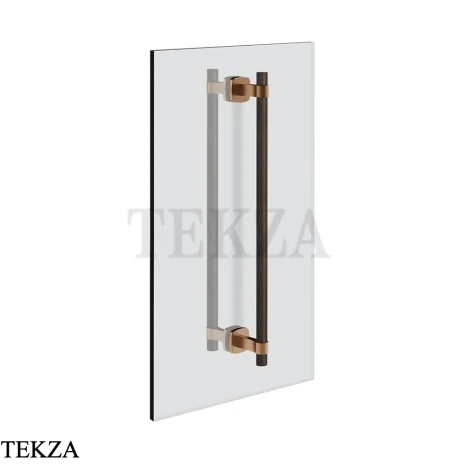Gessi Jacqueline Полотенцедержатель для крепления на стекло, 45 см 77735-708, медь Brushed
