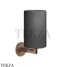 Gessi ANELLO Стакан настенный, композит черный 63708-708, Copper Brushed Gessi ANELLO Стакан настенный, композит черный 63708-708, Copper Brushed