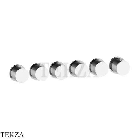 Gessi Habito Bath-shower Термостат на 5 потоков, внешняя часть 63440-031, хром глянец