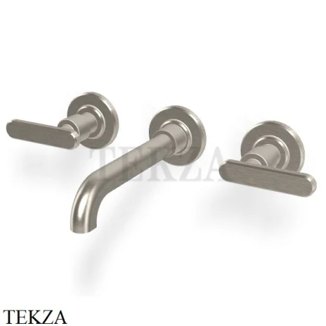 FIMA Carlo Frattini Park Line Смеситель для раковины 3 отв, внешняя часть F1331L/5SN, Brushed nickel