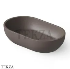 Dea Design Washbasins Раковина настольная овальная Solid Surface DD9033 550 6, Grey Brown №6