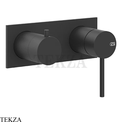 Gessi 316 SHOWER Смеситель для душа с переключателем, внешняя часть 54079-299, Black XL