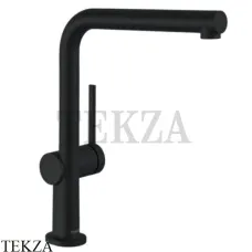 Hansgrohe Talis M54 Смеситель для кухни однорычажный с вытяжным изливом 270 1jet 72808670, черный матовый