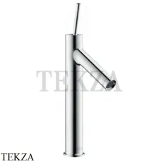 Axor Starck 170 Смеситель для раковины высокий, с донным клапаном 10123000, хром глянец