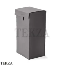 Decor Walther NAPPA WB Корзина для белья 0938893 натуральная кожа, Дымчато-серый
