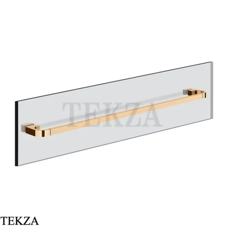Gessi Perle Полотенцедержатель для крепления на стекло, 60 см 74915-735, бронза глянец