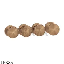 Gessi Origini WARM Термостат для душа 3 потока, внешняя часть 66336-726, Warm Bronze Br