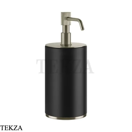 Gessi VENTI20 Дозатор для жидкого мыла настольный черный 65438-149, Finox Brushed Nickel