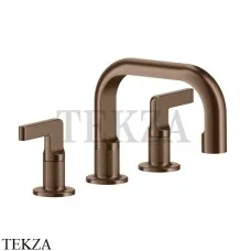 Gessi INCISO Смеситель для раковины, без гарнитура 58012-708, Copper Brushed