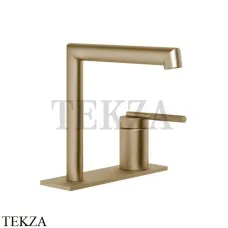 Gessi INGRANAGGIO Смеситель для раковины на планке, без гарнитура 63515-726, Warm Bronze Br.