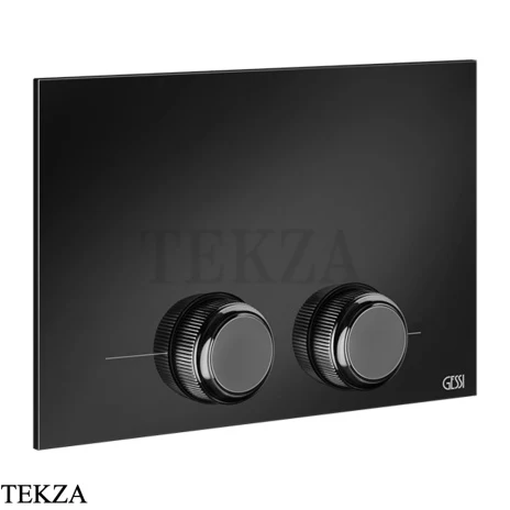 Gessi VENTI20 Клавиша смыва для инсталляции Tece 54657-706, Black Metal PVD