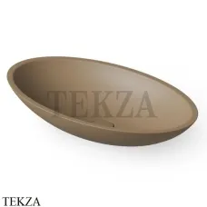 Dea Design Washbasins Раковина настольная овальная Solid Surface DD9006 600 2, Light Camel №2