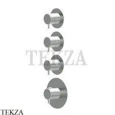 Newform X-Steel 316 Термостат для душа на 3 потока, внешняя часть 69860EX.50.050, INOX Stainless steel