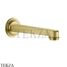 Gessi VENTI20 Излив настенный для ванны 65103-716, Gold Br. PVD
