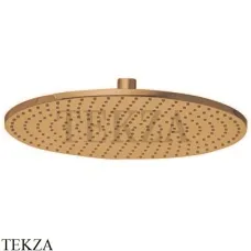FIMA Carlo Frattini WELLNESS Верхняя круглая лейка для кронштейна 30 см F2224/2ZS, Brushed Amber Bronze