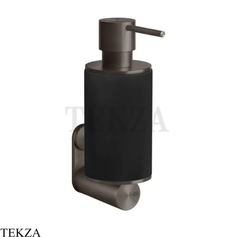 Gessi 316 ACCESSORIES Дозатор для жидкого мыла или лосьона, композит черный 54714-707, Black Metal Brushed PVD