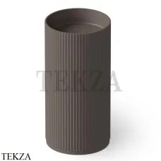 Dea Design Pedestal Basin Раковина напольная рифленая Solid Surface DD2803 450 6, Grey Brown №6