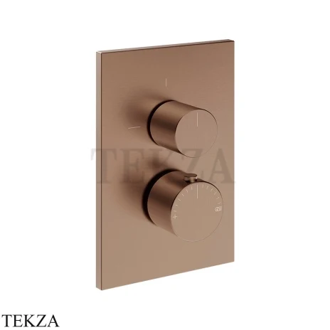Gessi Habito UNITO Смеситель для душа 2 потока, внешняя часть 70031-708, Copper Brushed PVD
