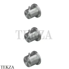 QuadroDesign Source Термостат для душа, 2 потока, внешняя часть, 12 49.00 AS, Brushed Stainless Steel