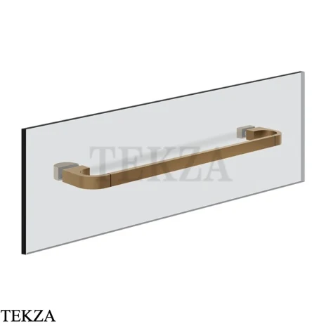 Gessi Perle Полотенцедержатель для крепления на стекло, 30 см 74911-791, бронза Deep
