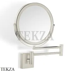 Decor Walther Round SP 28/2/V Косметическое зеркало, 5х увеличение 0105834, никель сатин