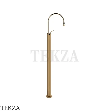Gessi Goccia Смеситель для раковины напольный, внешняя часть 33626-735, Warm Bronze PVD
