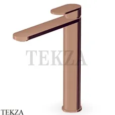 Zucchetti Octo Смеситель для раковины высокий, без гарнитура ZOC568.P91, brushed copper PVD