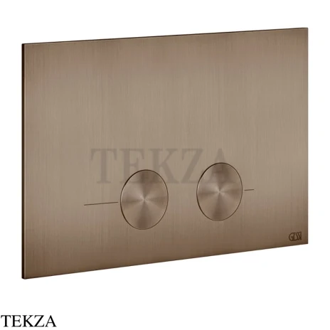 Gessi Total look Клавиша смыва для инсталляции Geberit Sigma 8 и Sigma 12, 54611-761, Coffee Bronze Brushed PVD