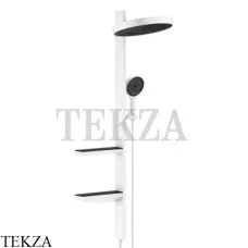 Hansgrohe Rainfinity Showerpipe 360 Душевая система с полочками, 3jet 26842700, белый матовый