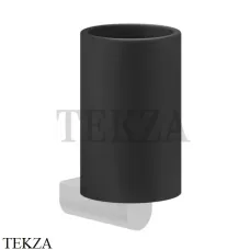 Gessi RILIEVO Стакан настенный, композит черный 59508-279, белый матовый Gessi RILIEVO Стакан настенный, композит черный 59508-279, белый матовый