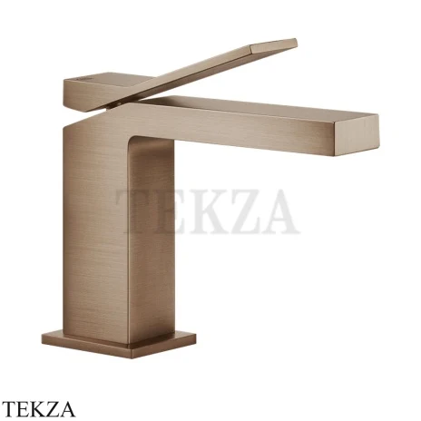 Gessi RETTANGOLO K Смеситель для раковины, без донного клапана 53002-708, Copper Brushed