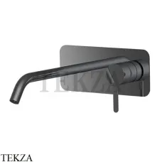 FIMA Carlo Frattini SNAP Смеситель для раковины 200, внешняя часть F3121WLX5CS, Brushed black chrome