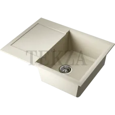 Omoikiri Sakaime 68 Кухонная мойка Tetogranit прямоугольная с крылом 4993109 ваниль