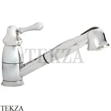 Migliore Maya Смеситель для кухни с выдвижной лейкой 18238, хром глянец