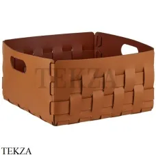 ADJ Bottega Корзина-ёмкость для мелочей 35x35 см 1045.09/30, коньяк/бордо