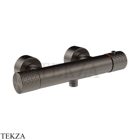 Gessi Habito INTRECCIO Смеситель термостатический для душа 70133-707, Black Metal Br. PVD