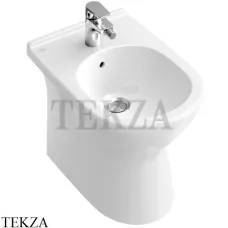 Villeroy & Boch O.NOVO Биде напольное, 1 отверстие под смеситель 54610001, белый глянец