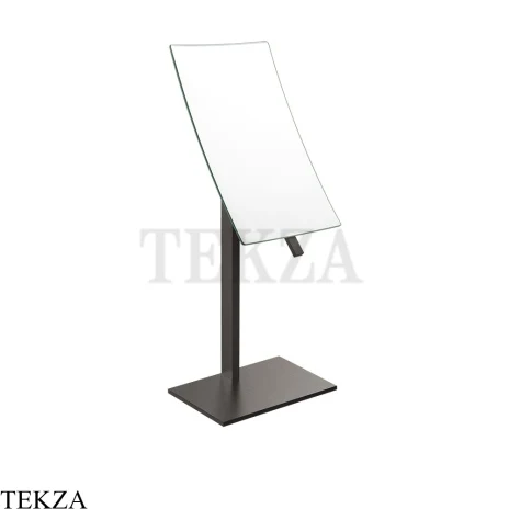Gessi Rettangolo Зеркало косметическое поворотное х2, без подсветки 20988-707, Black Metal Br. PVD